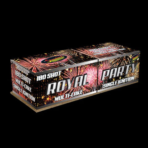 Baterie de artificii 180 focuri 25 mm evantai