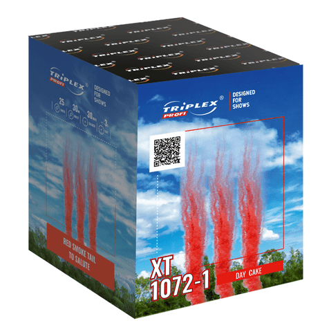 Baterie Artificii de Zi - Rosu  (T1) XT1072-1